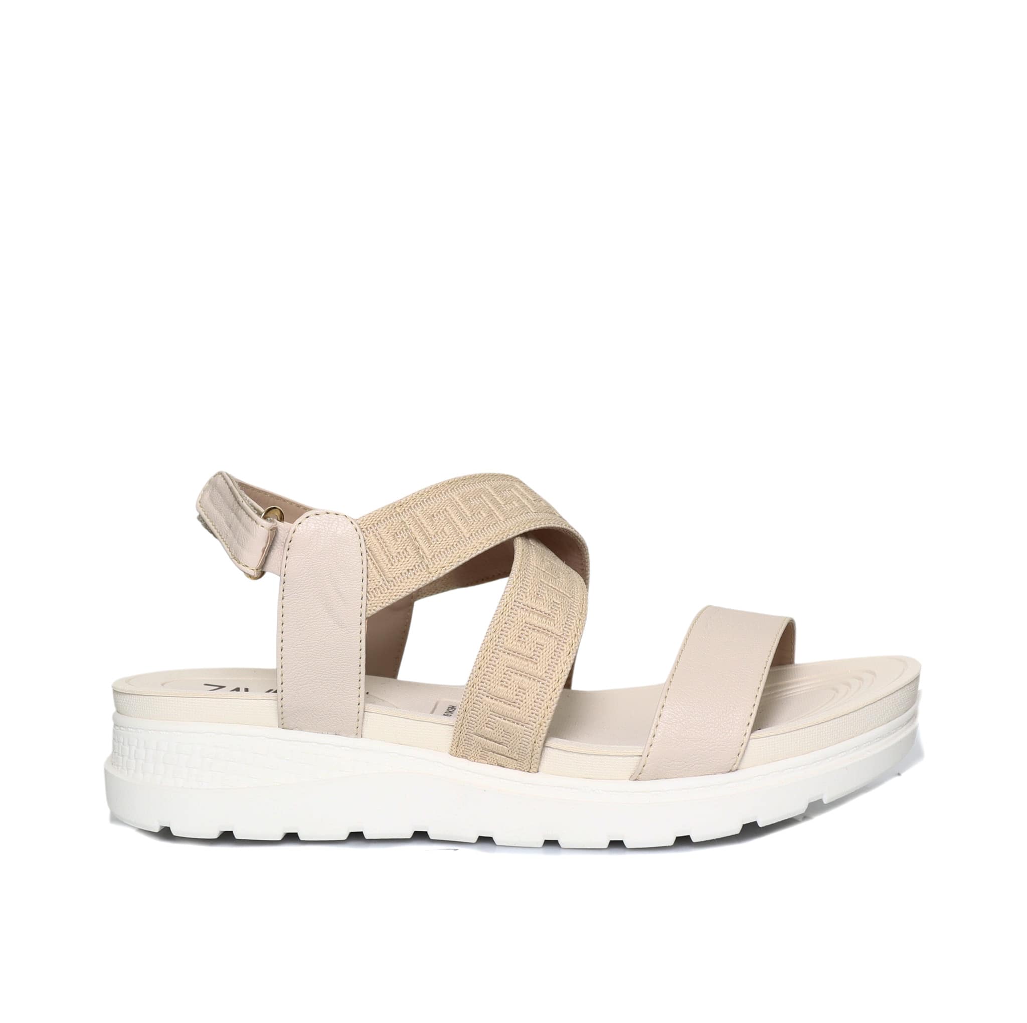 Sandalia plana beige para mujer 9015-Z83