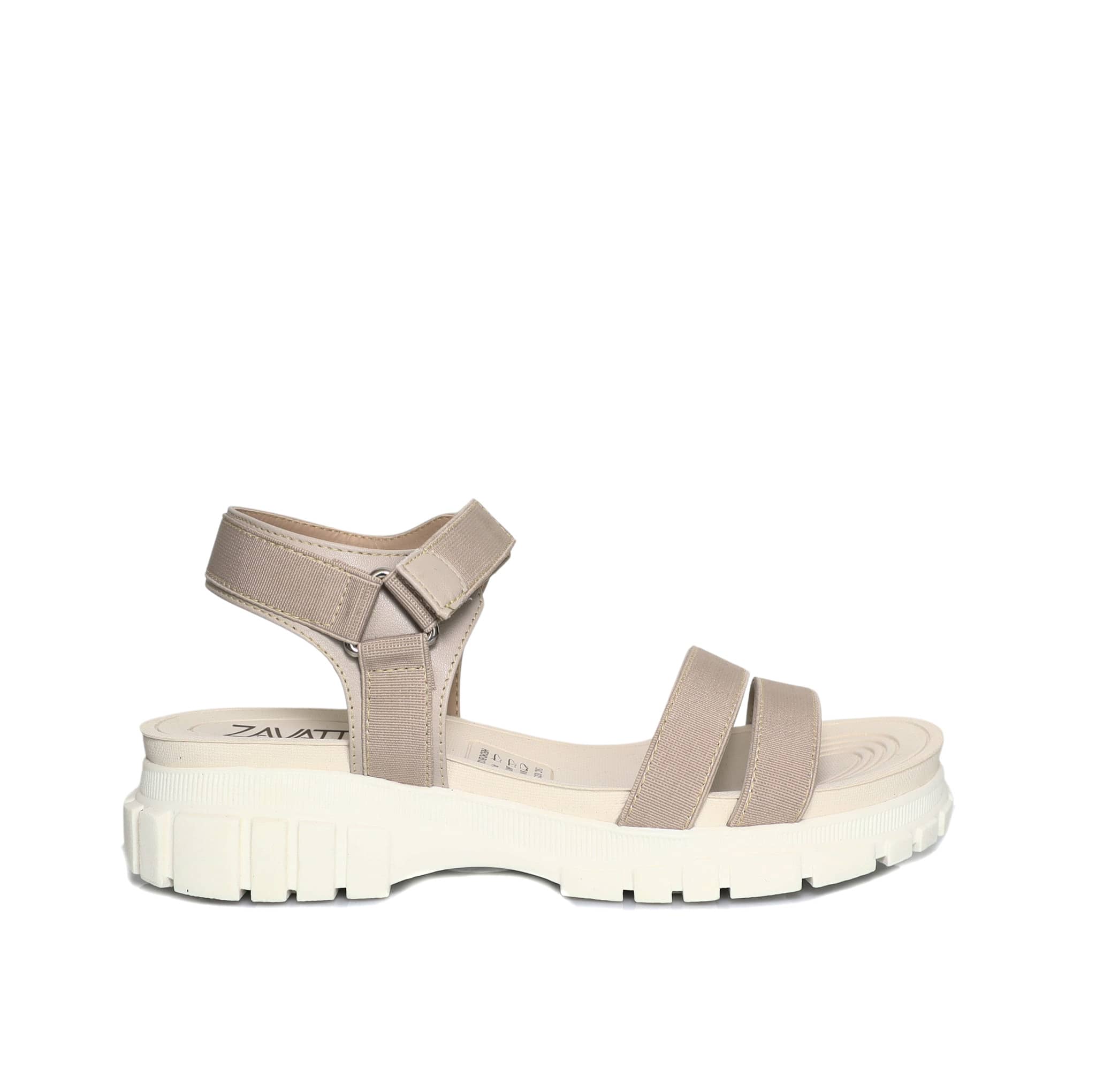 Sandalia plana arena para mujer 9034-Z83