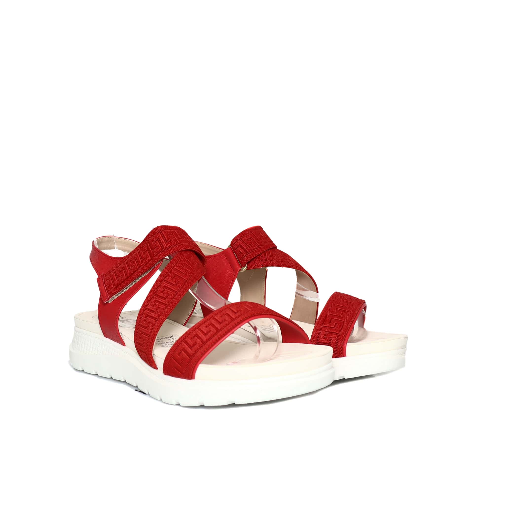 Sandalia plana rojo para mujer 9044-Z83