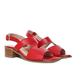 Sandalia tacon rojo para mujer A07-Z559