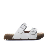 Sandalia plana talco para mujer BRKT2HB-Z562