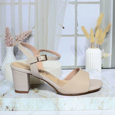 Tacon arena cuero para mujer C07-Z522