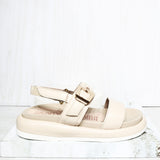 Sandalia canoa beige para mujer C580-Z84