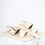 Sandalia canoa beige para mujer C580-Z84