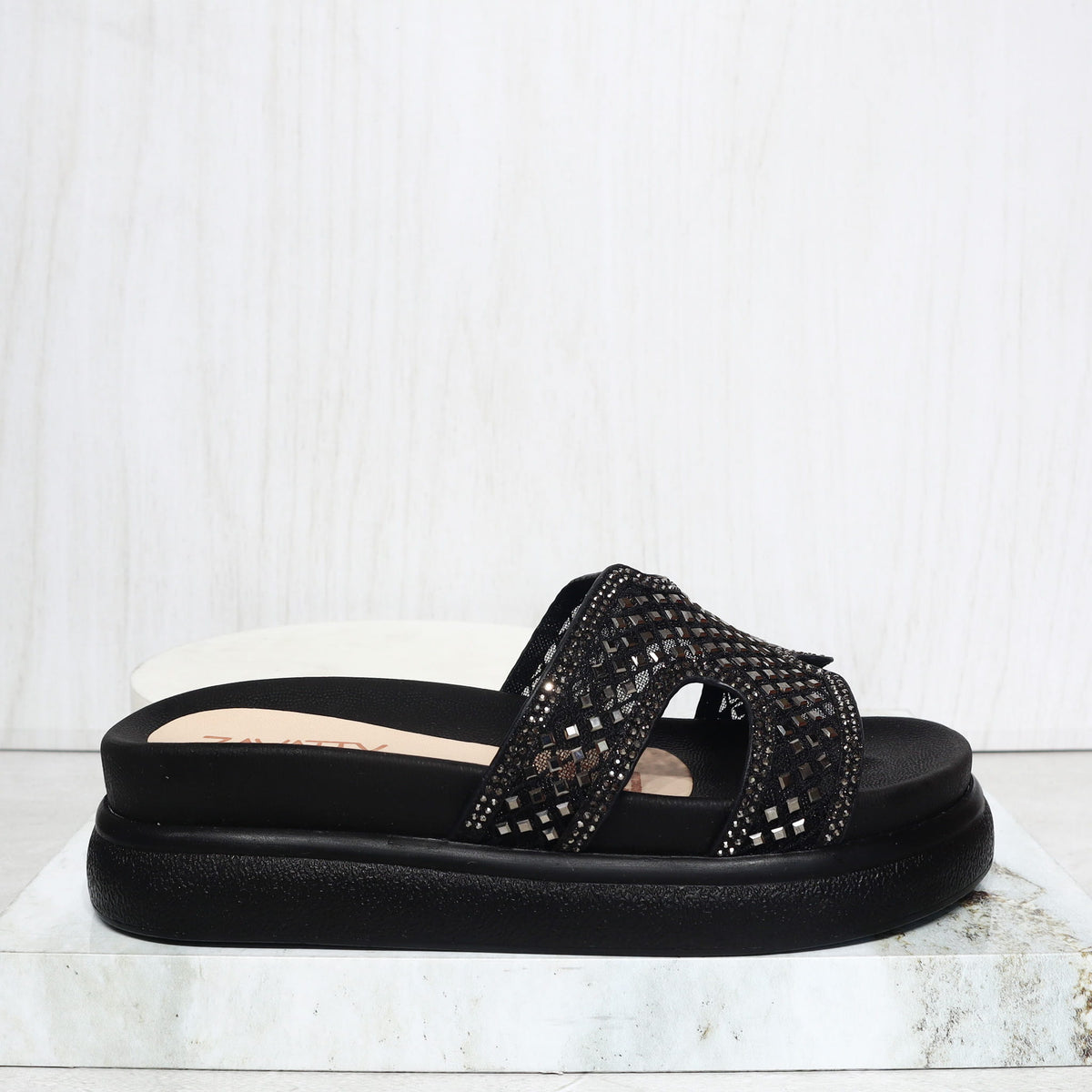 Sandalia canoa negro para mujer C583-Z84