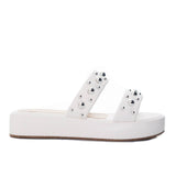 Plataforma baja blanco para mujer CH16-Z471