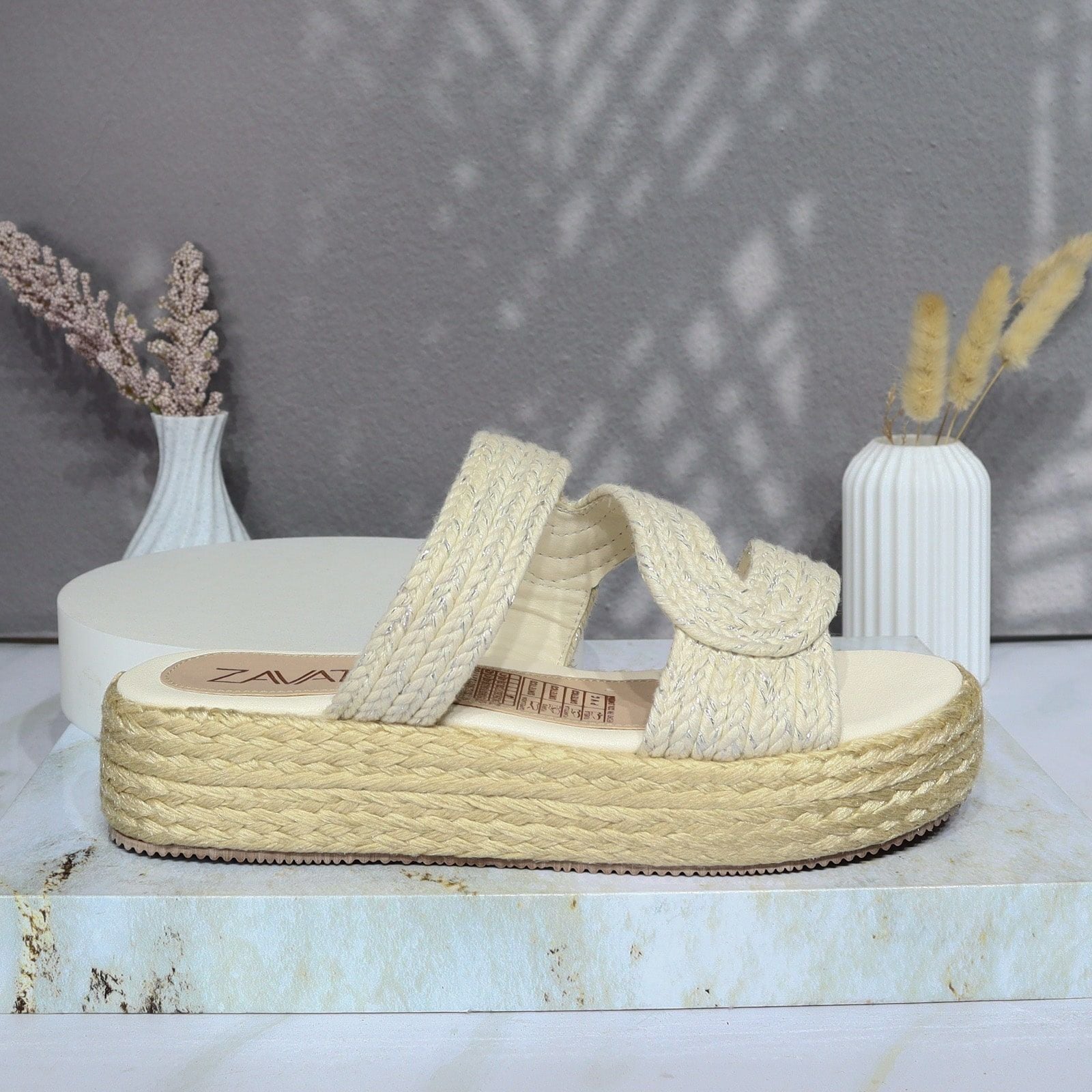 Sandalia tacon talco para mujer CH60-Z471