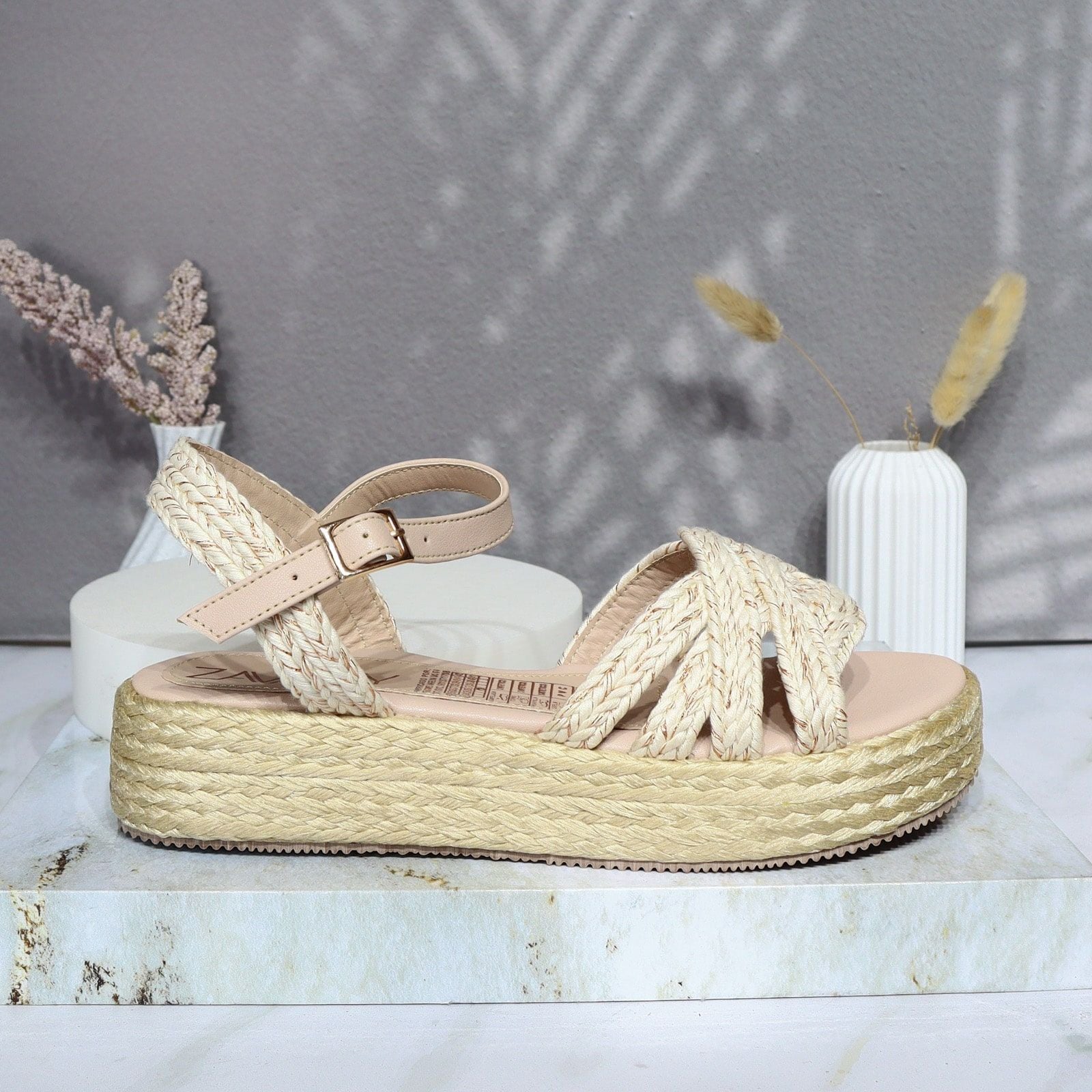 Plataforma alta nude para mujer CH64-Z471