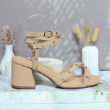 Sandalia tacon arena para mujer F32-Z686