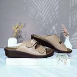 Romulo sandalia taupe cuero para mujer H-ABIGAIL