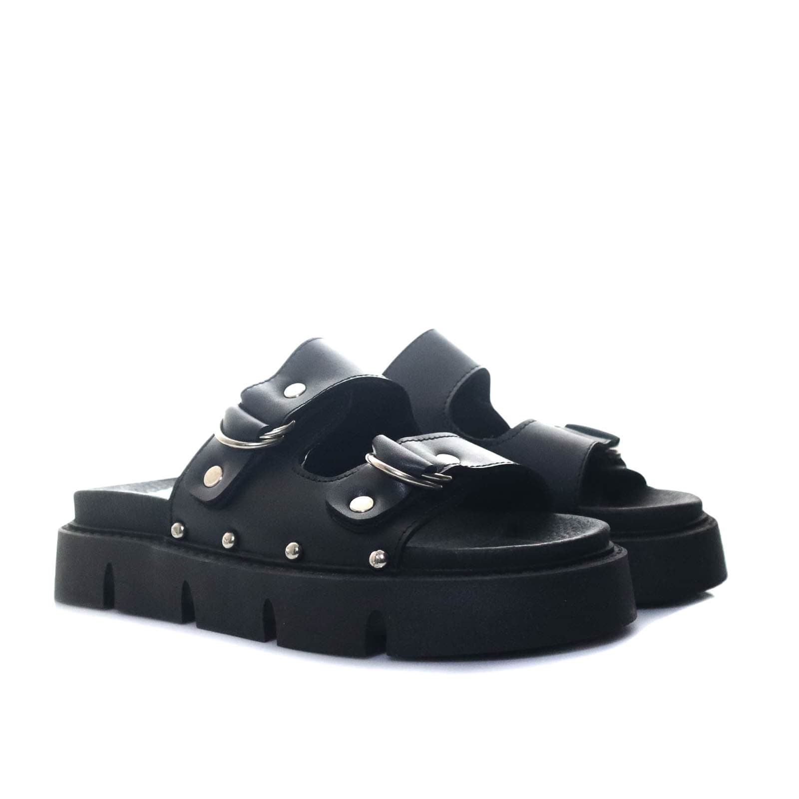 Plataforma baja negro para mujer H-CELESTE