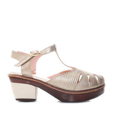 Sleidy metal arena cuero para mujer H-SILVIA