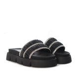 Plataforma baja negro para mujer H103-Z84
