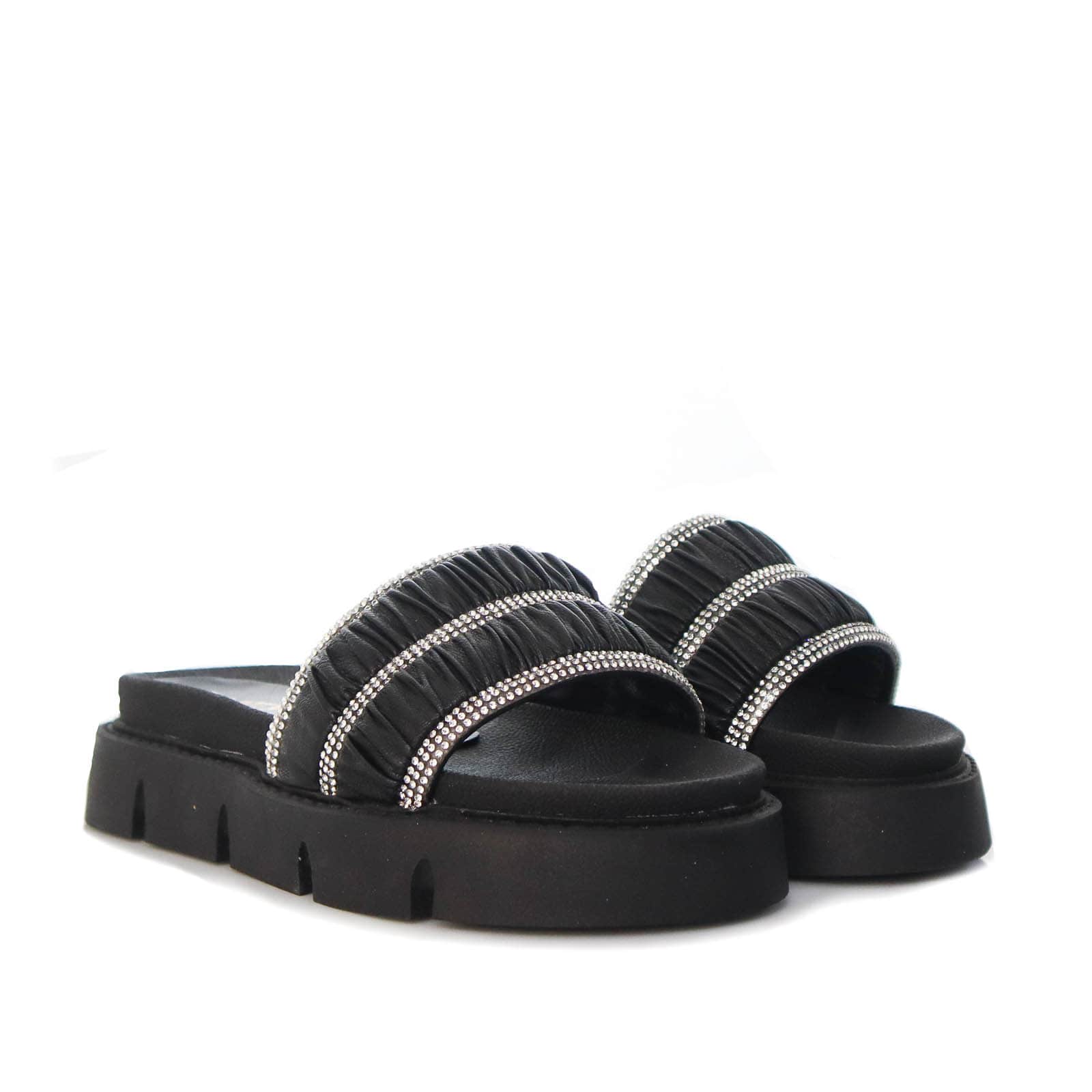 Plataforma baja negro para mujer H103-Z84