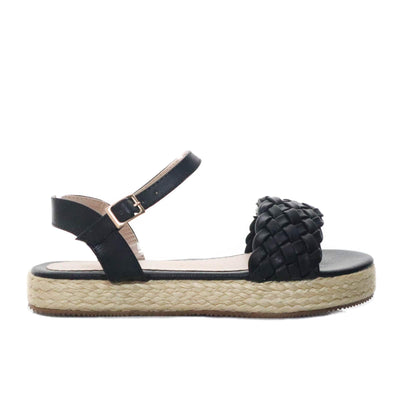 Plataforma baja negro para mujer M01-Z471