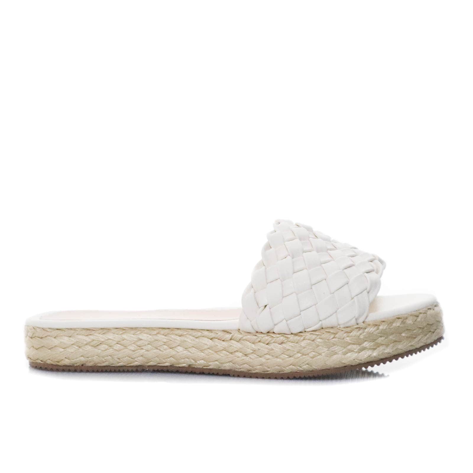 Sandalia plana talco para mujer M105-Z471