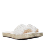 Sandalia plana talco para mujer M105-Z471