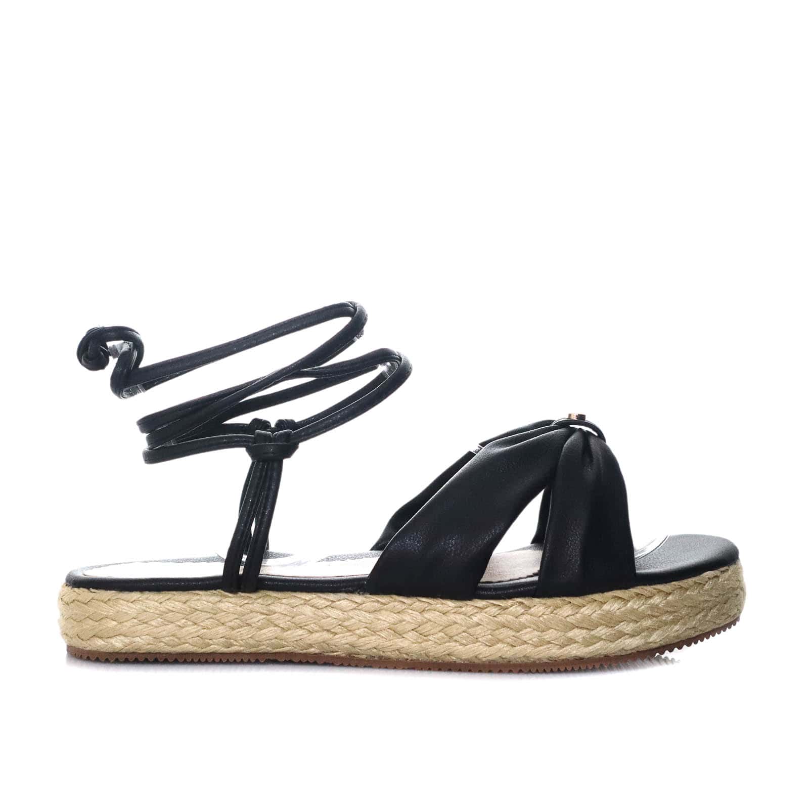 Sandalia plana negro para mujer M125-Z471