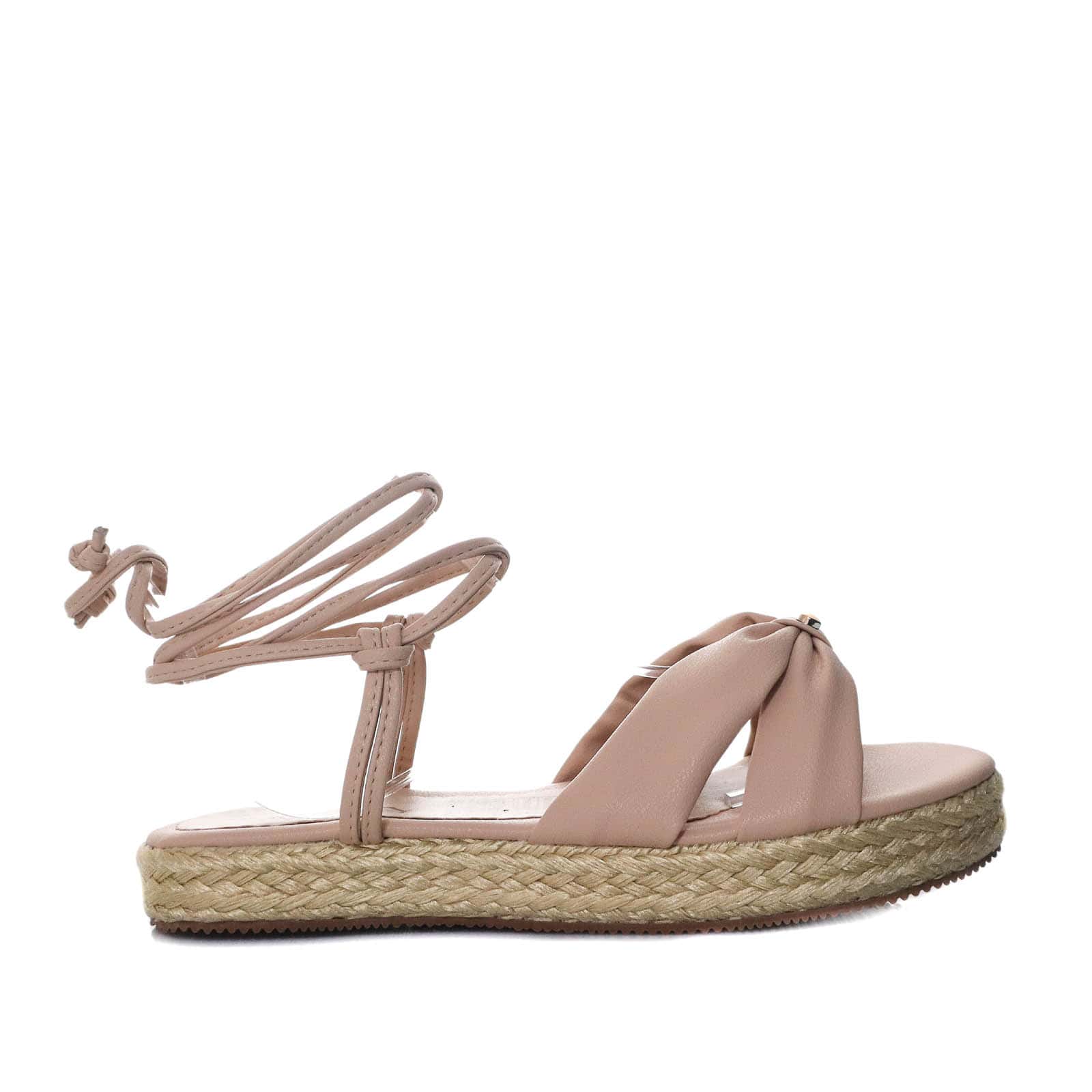 Sandalia plana nude para mujer M125-Z471