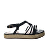 Sandalia plana negro para mujer M128-Z471
