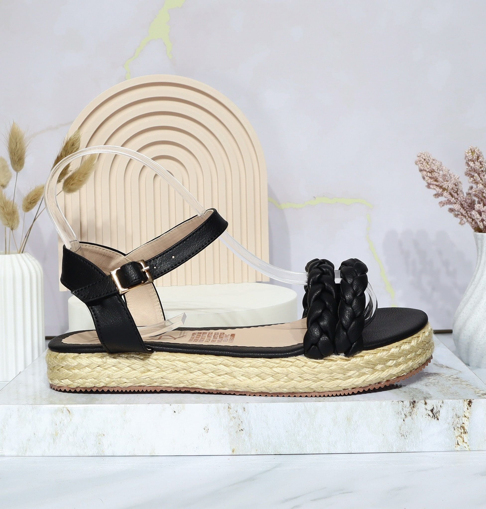 Plataforma alta negro para mujer M146-Z471