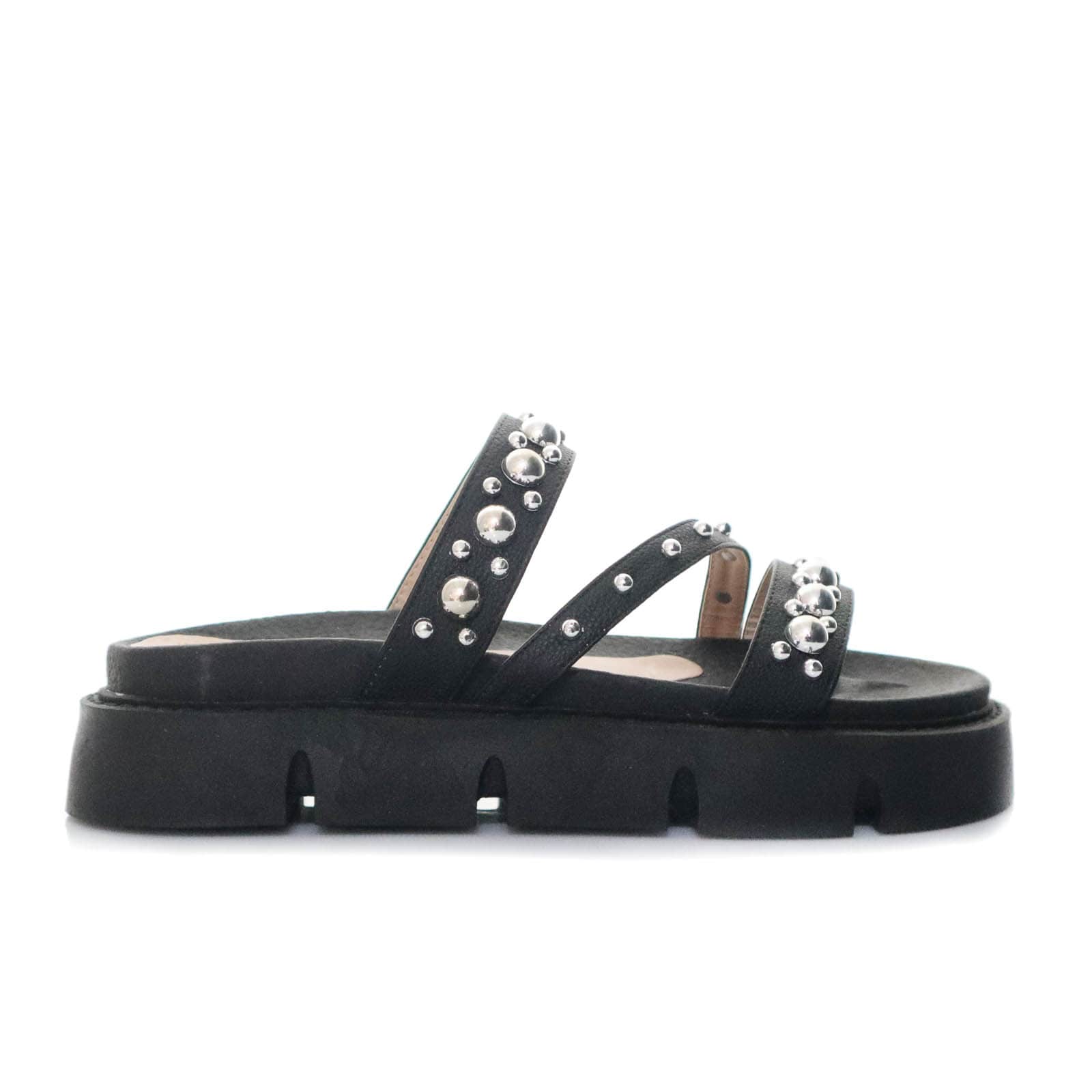 Plataforma baja negro para mujer M18-Z499