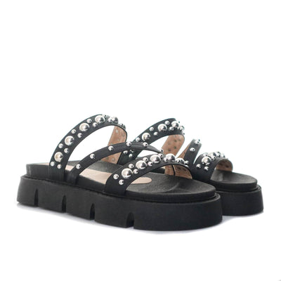 Plataforma baja negro para mujer M18-Z499