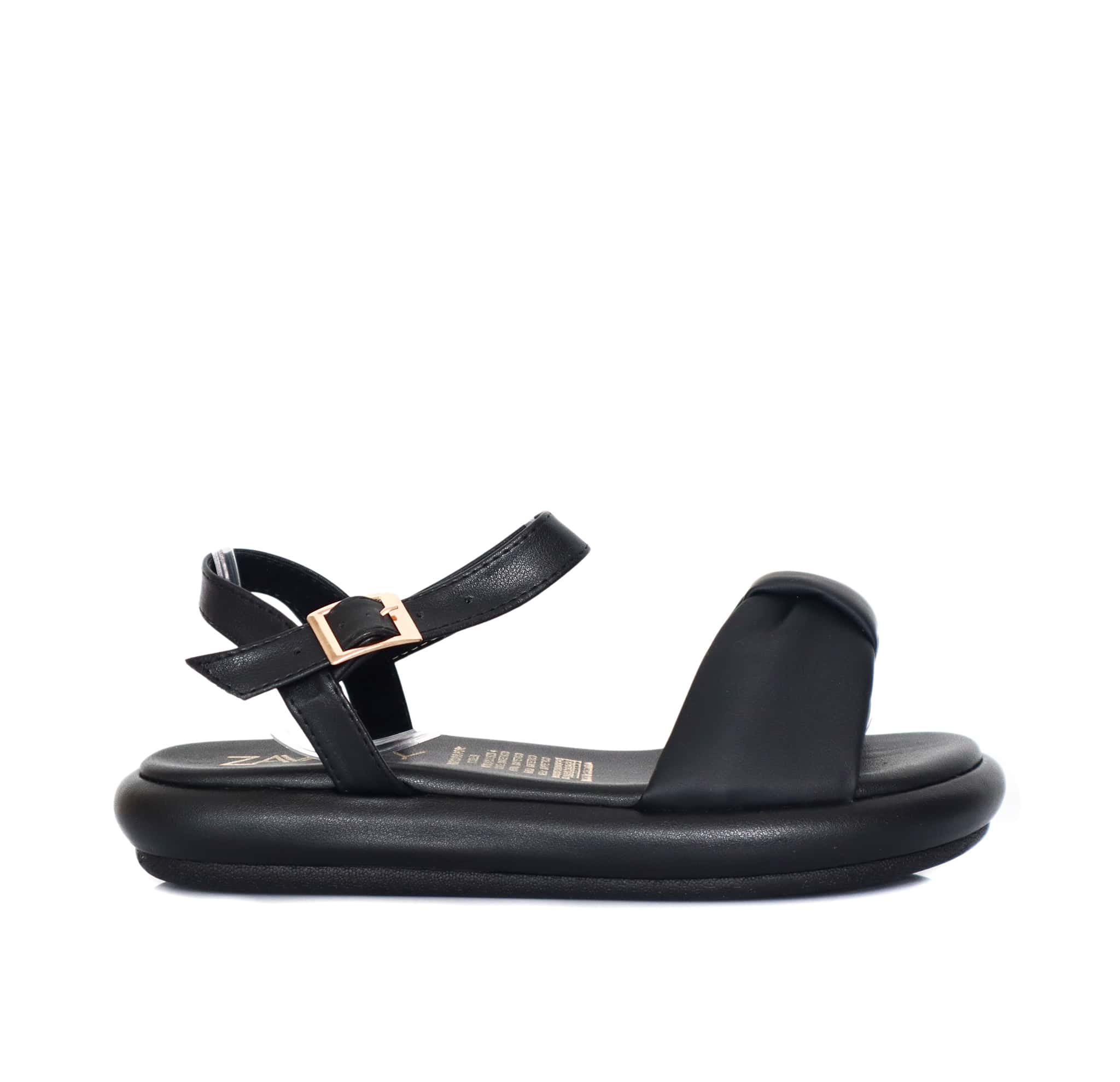 Sandalia plana negro para mujer M81-Z446