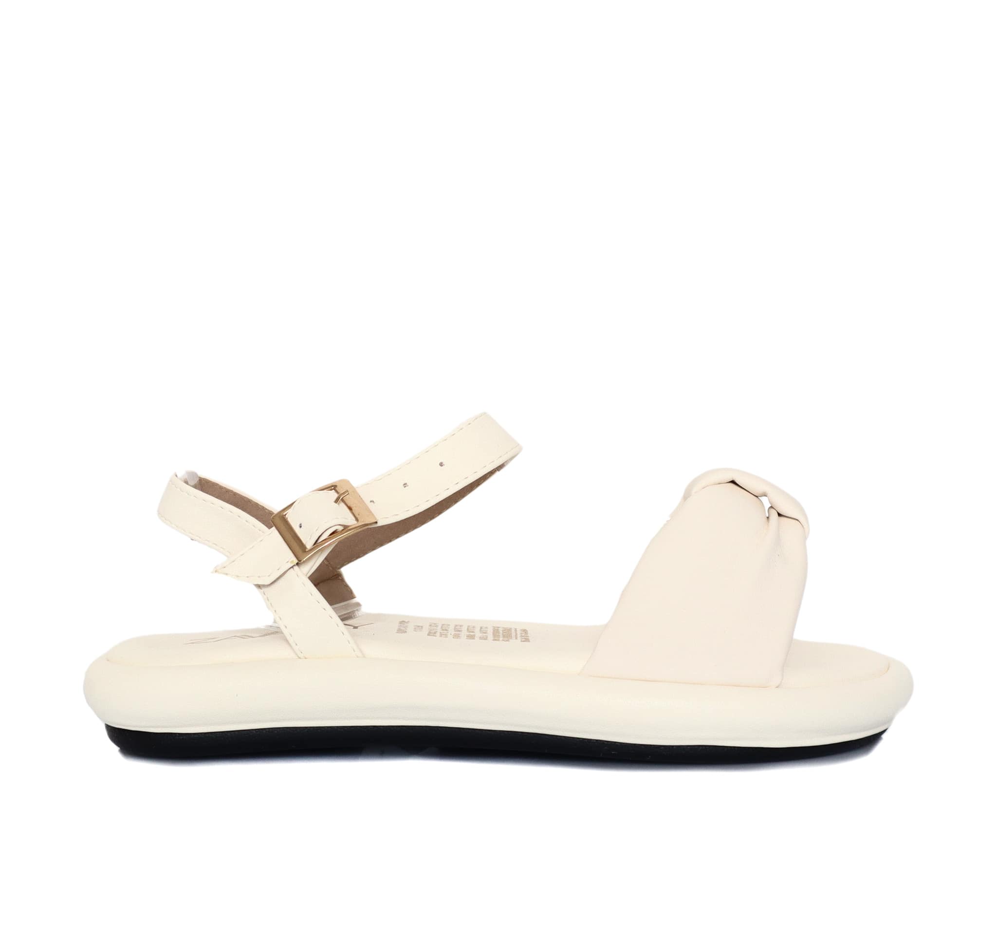 Sandalia plana talco para mujer M81-Z446