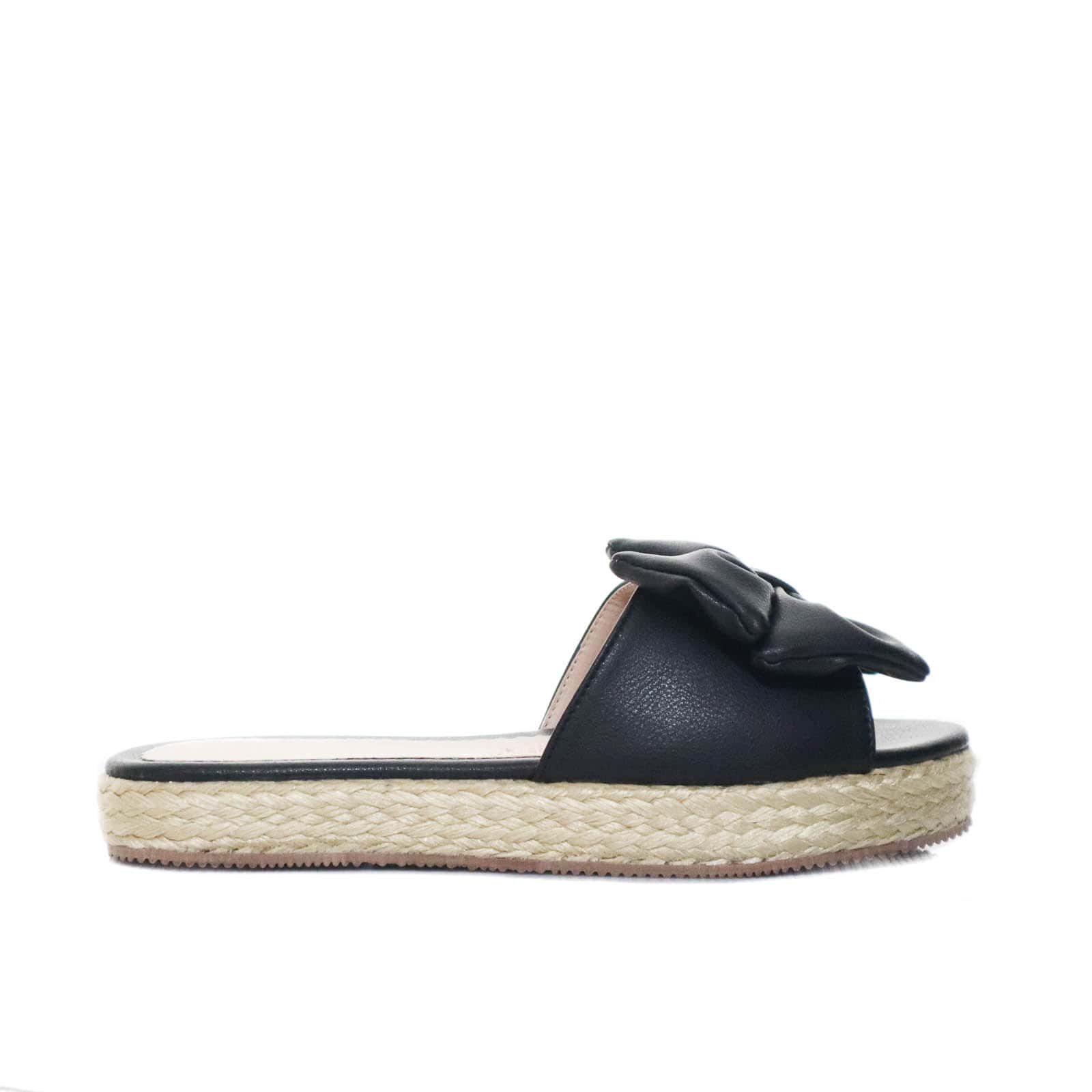 Sandalia plana negro para mujer M97-Z471