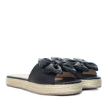Sandalia plana negro para mujer M97-Z471