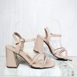 Sandalia 7 1/2 nude charol para mujer N7511-Z473