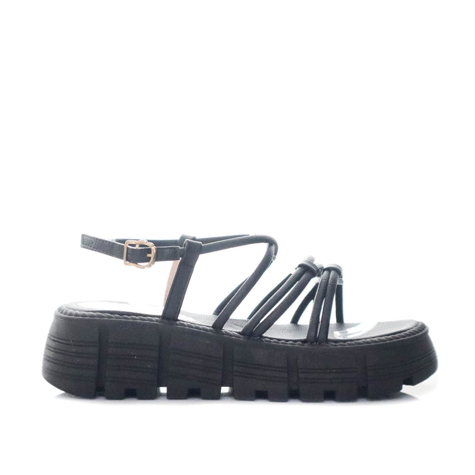 Plataforma baja negro para mujer P002-Z25