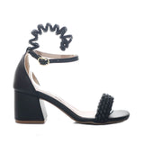 Sandalia tacon negro para mujer Q121-Z471