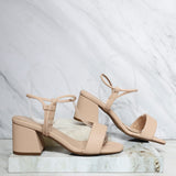 Sandalia tacon nude para mujer Q277-Z471