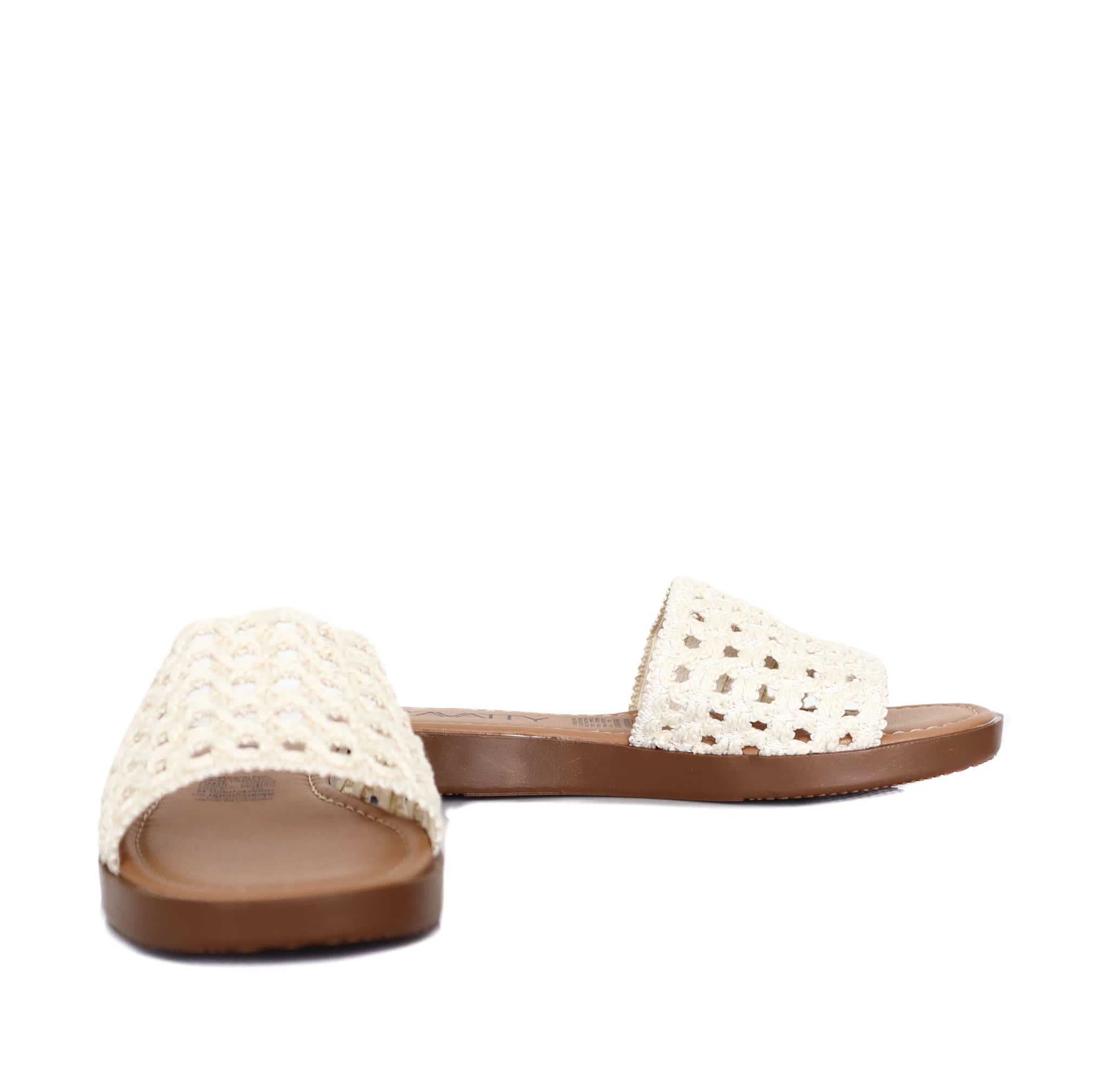 Sandalia plana beige para mujer S604-Z438