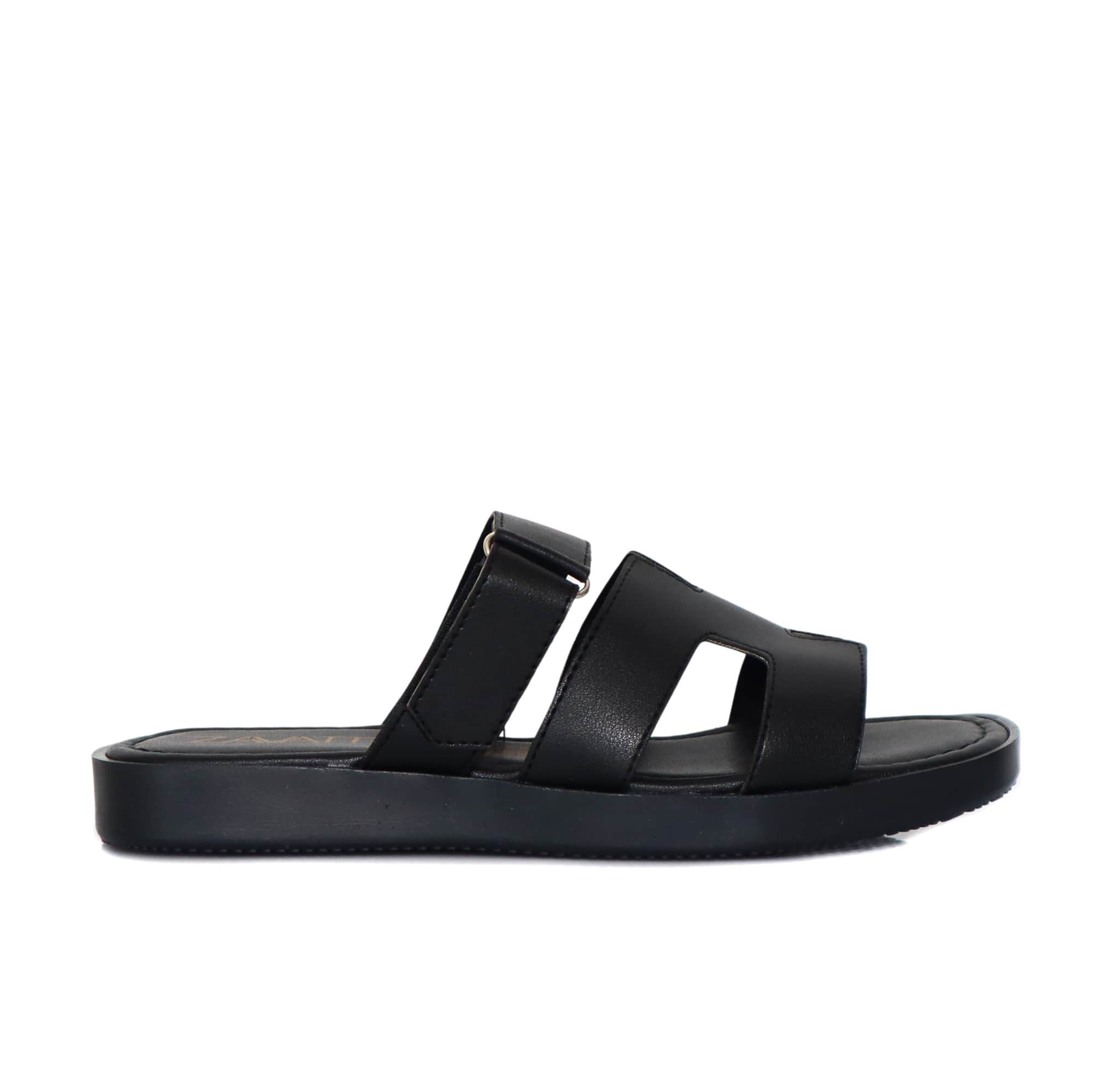 Sandalia plana negro para mujer S626-Z438