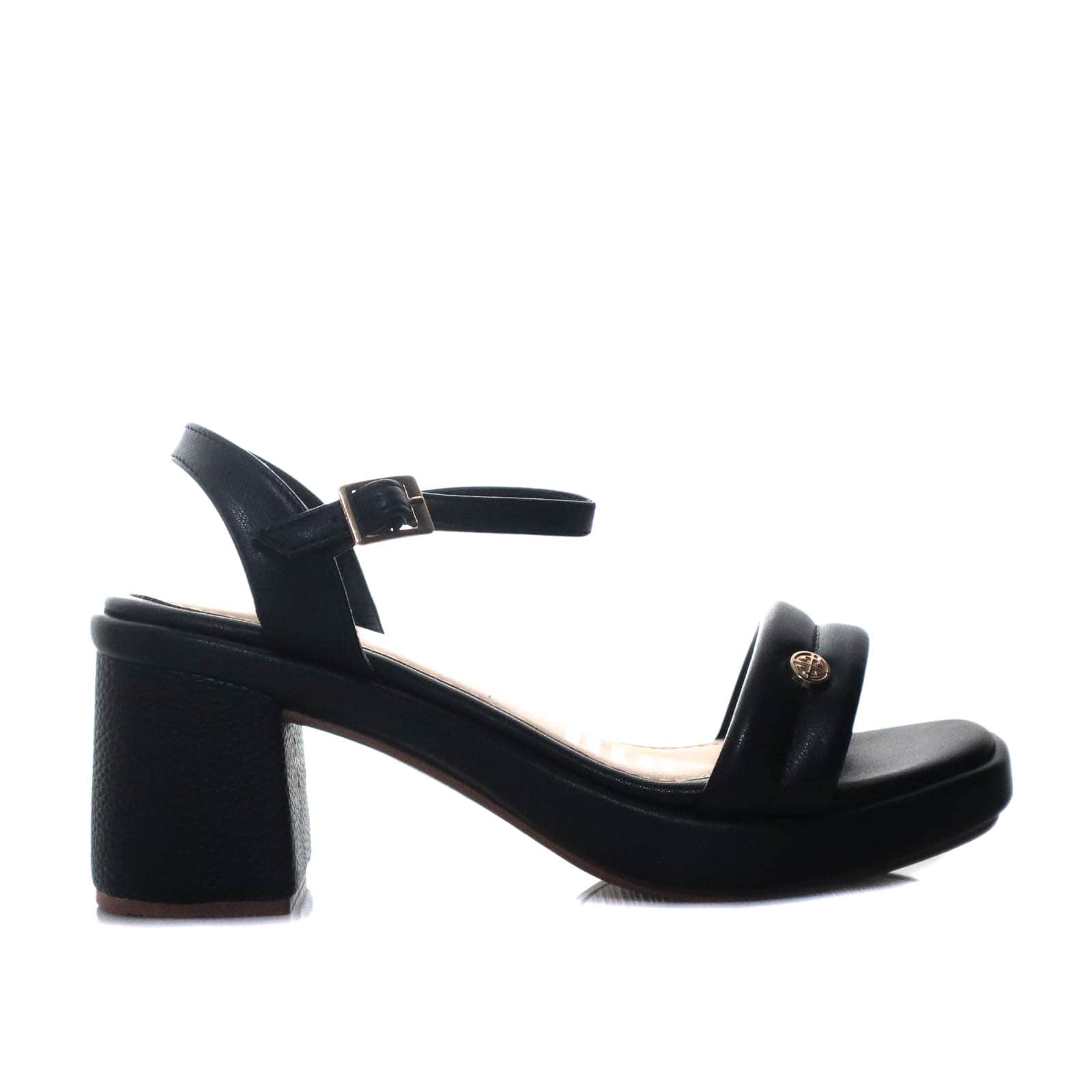 Sandalia tacon negro para mujer V553-Z84