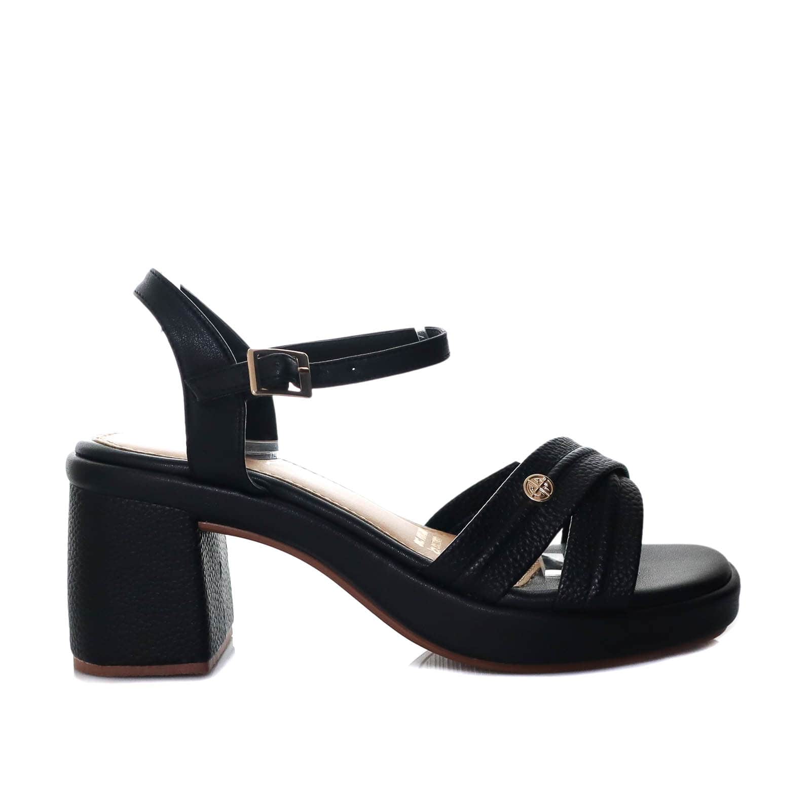 Sandalia tacon negro para mujer V556-Z84