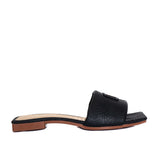 Sandalia plana negro para mujer V746-Z84