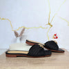 Sandalia plana negro para mujer V790-Z84