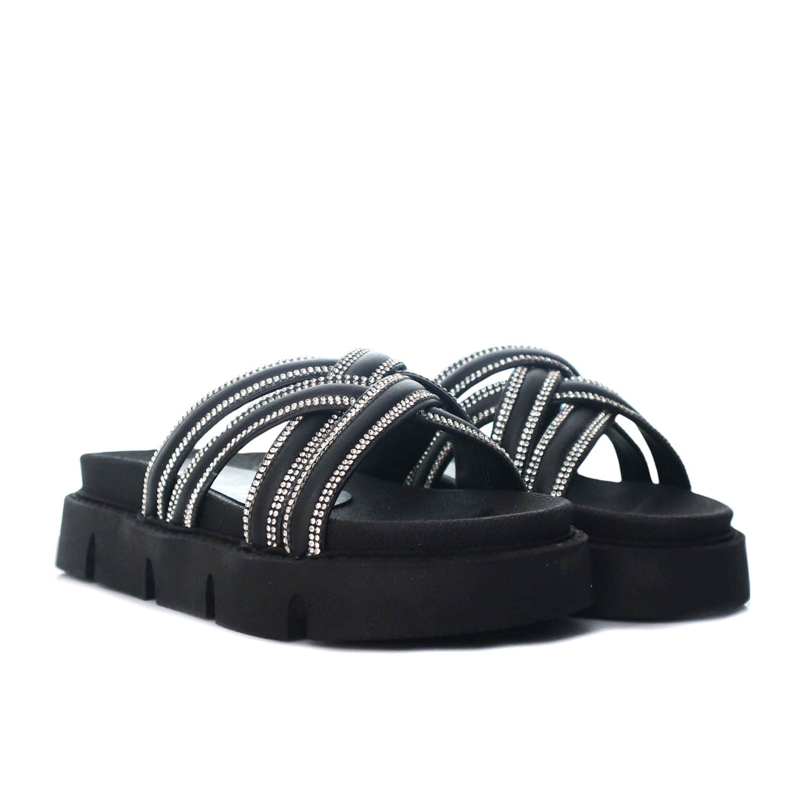 Plataforma baja negro para mujer V865-Z84