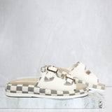 Sandalia canoa beige para mujer V941-Z84