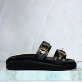 Sandalia canoa negro para mujer V955-Z84