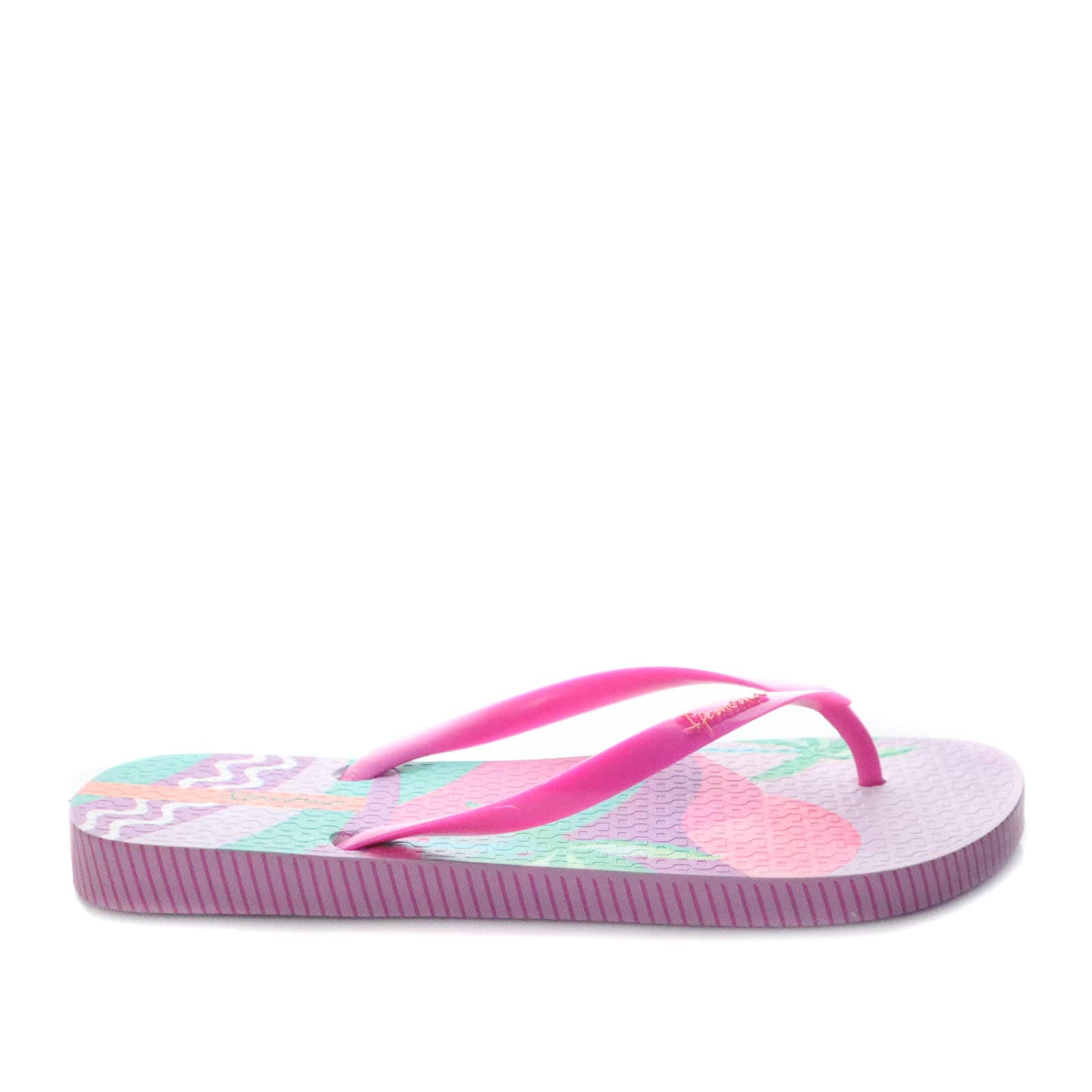 Sandalia plana lila x fucsia para mujer VT25483