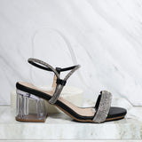 Sandalia tacon negro x murano para mujer W30-Z471
