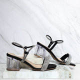 Sandalia tacon negro x murano para mujer W30-Z471
