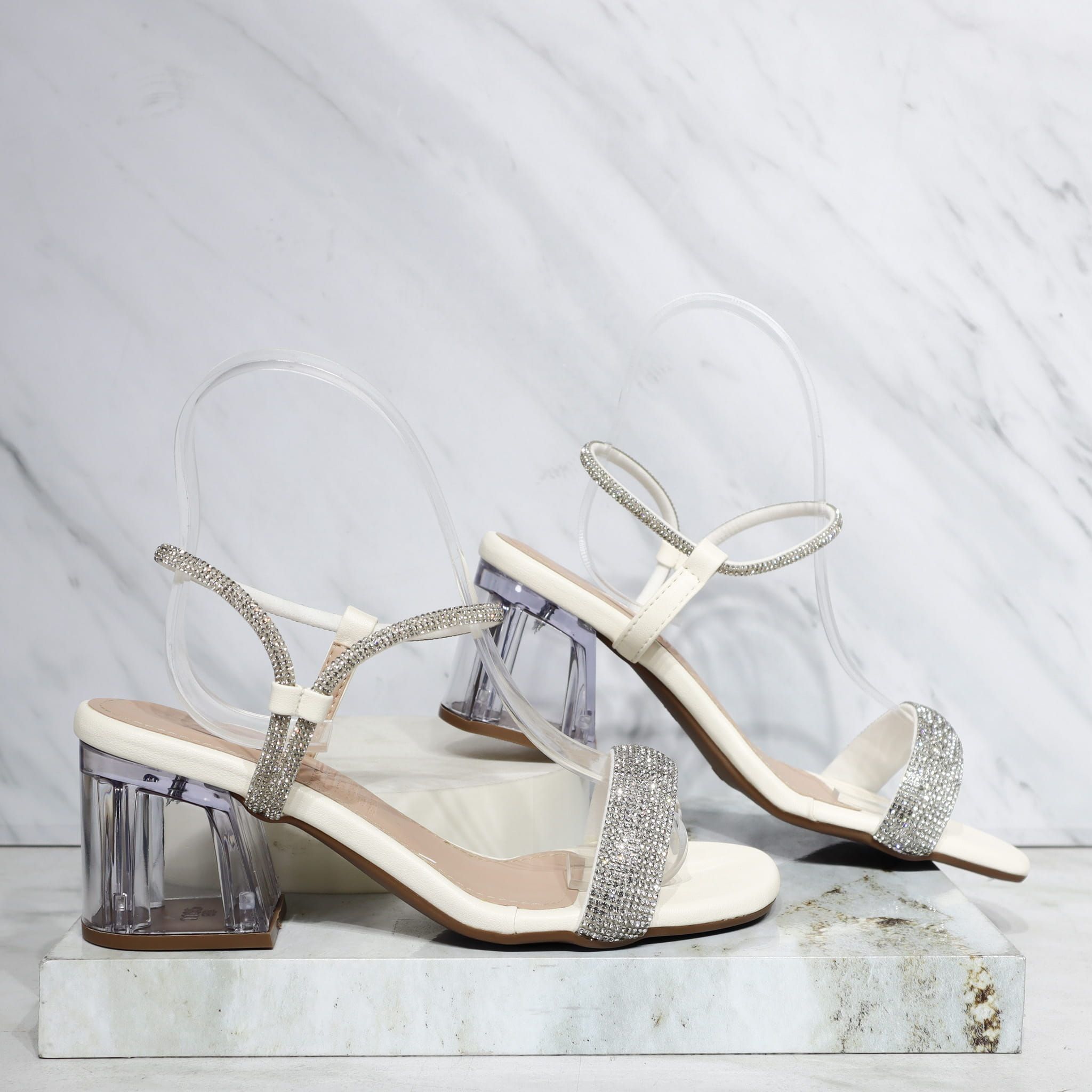 Sandalia tacon talco x murano para mujer W30-Z471