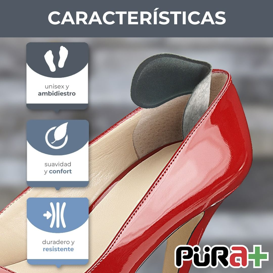 Protecto de talón para zapatos puramas