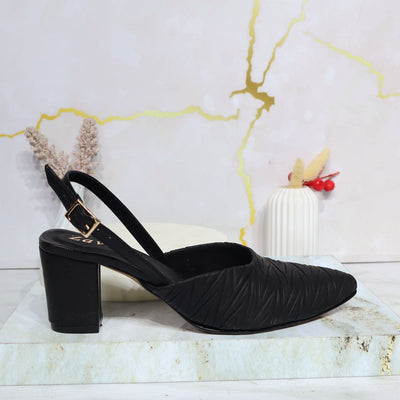 Sandalia plana negro para mujer 1041-Z509